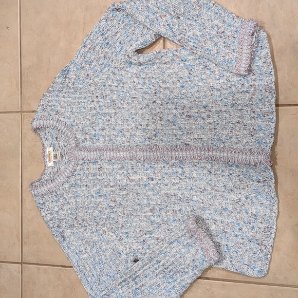 Talbots Sweaters - Talbots Blue Knit Cardigan Size 1X